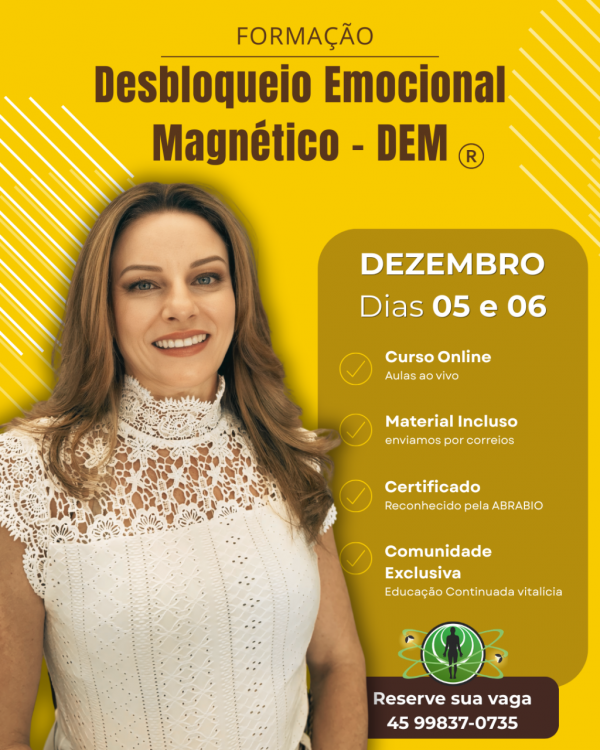 Desbloqueio Emocional Magnético - DEM Inicial